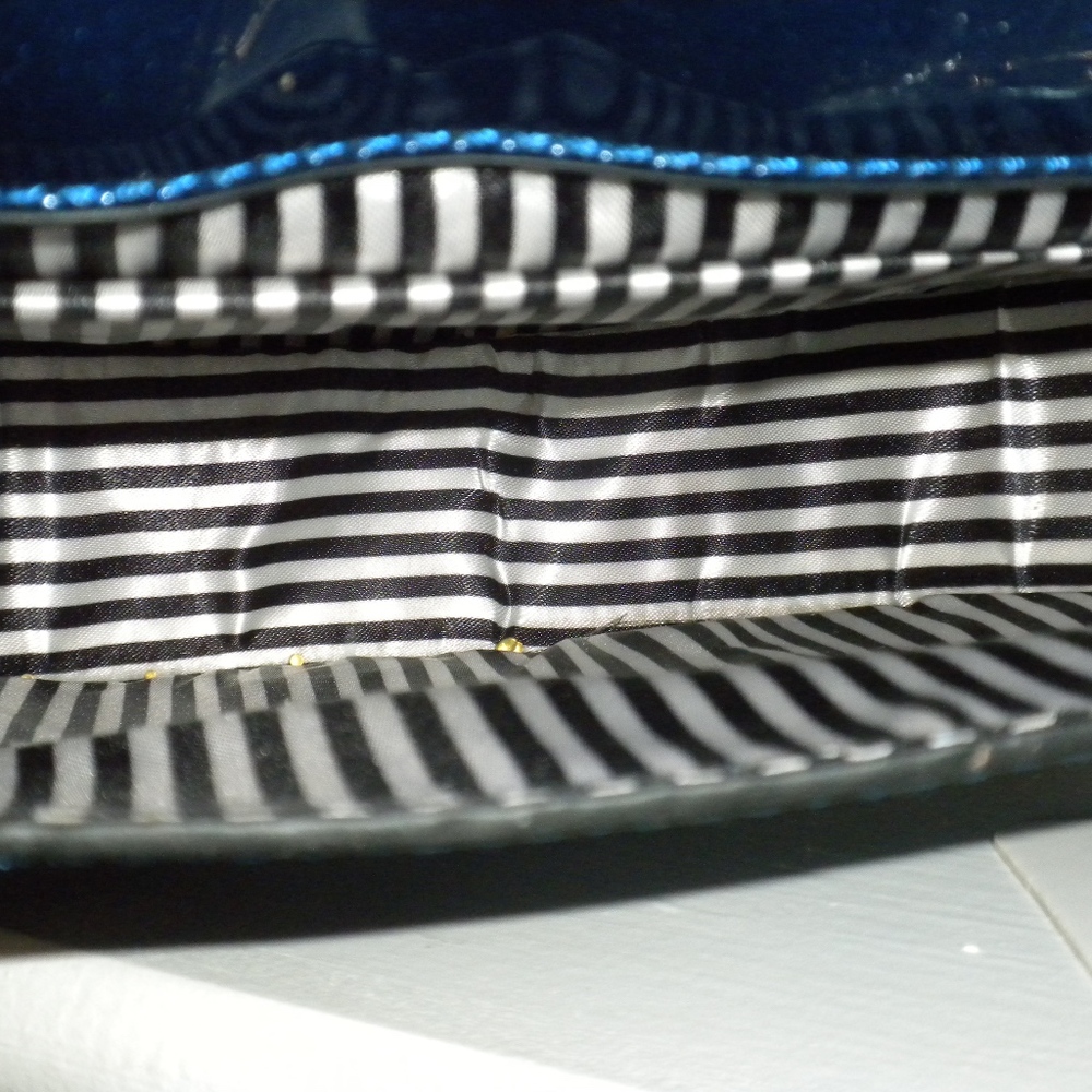 Pretty Cobalt Blue Shoulder Handbag - Picture 3 of 6